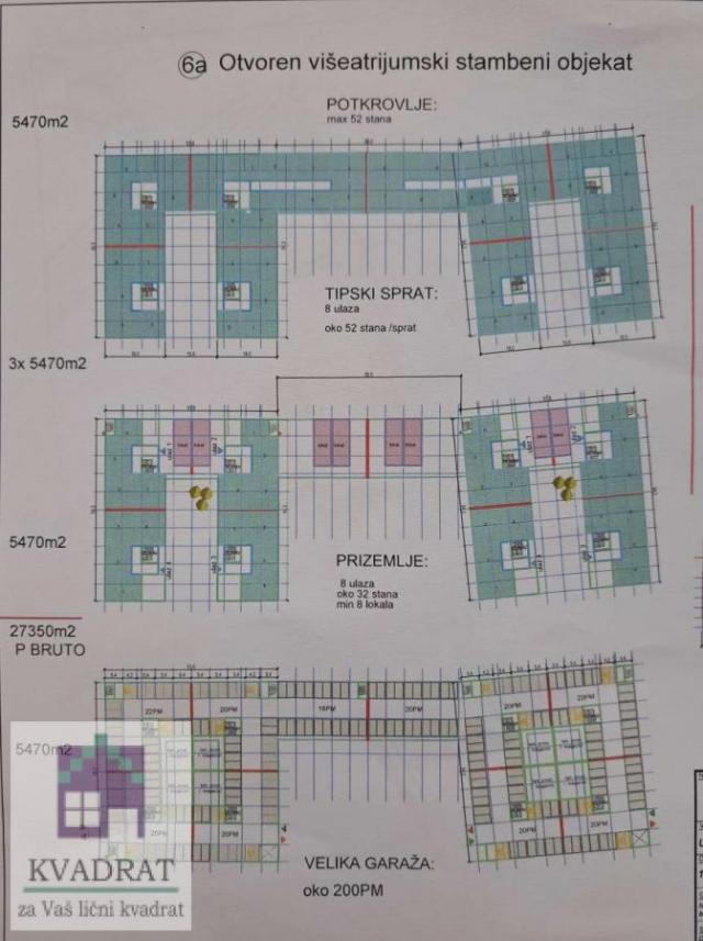 Plac, građevinsko zemljište, 2. 3 ha, Obrenovac