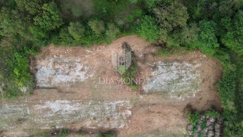 Labin okolica, građevinsko zemljište sa projektom