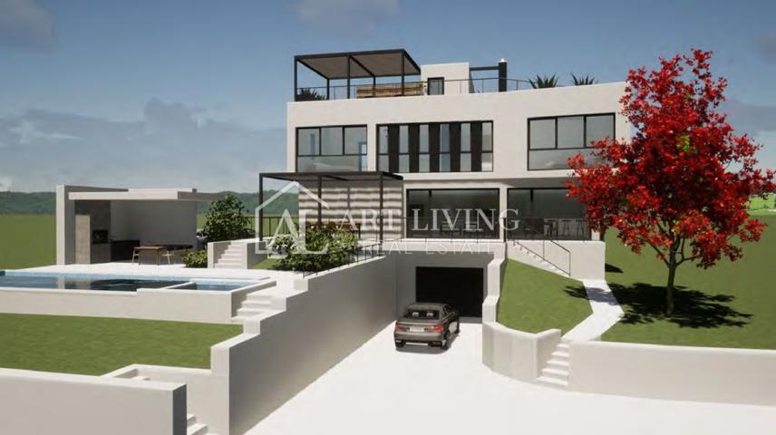 Istria, Poreč, surroundings - urban modern villa with swimming pool, in a quiet and beautiful locati