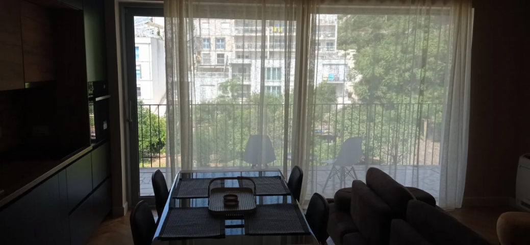 Two-Bedroom Apartment of 81 m² in Dobrota, with Terrace, Pool and Parking