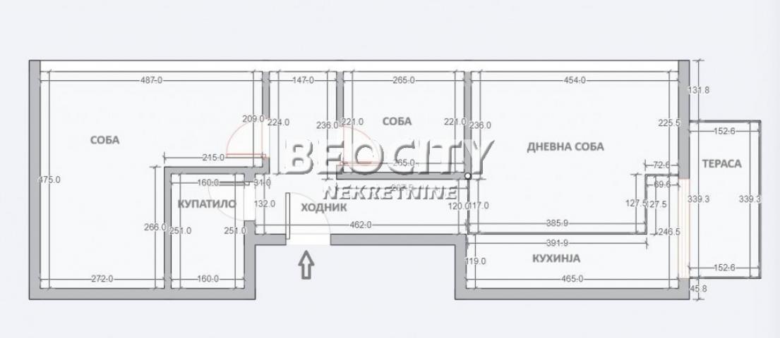 Zvezdara, Mirijevo, Terzija, 2. 5, 56m2, 88000EUR