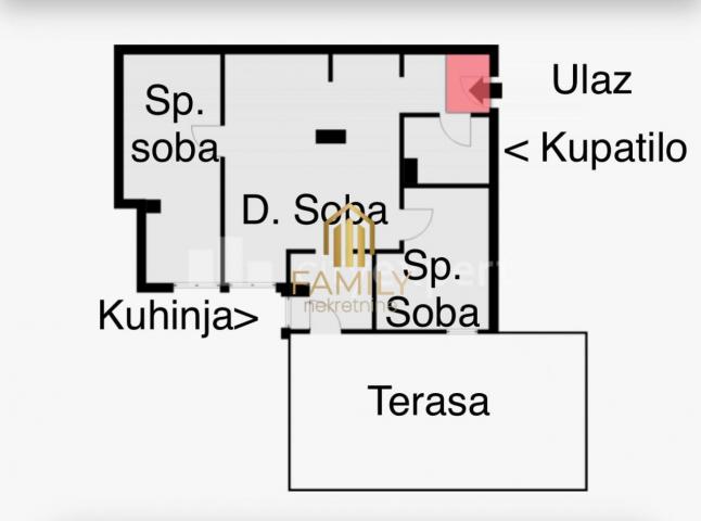 Na prodaju trosoban stan na Limanu 3 - 55m2