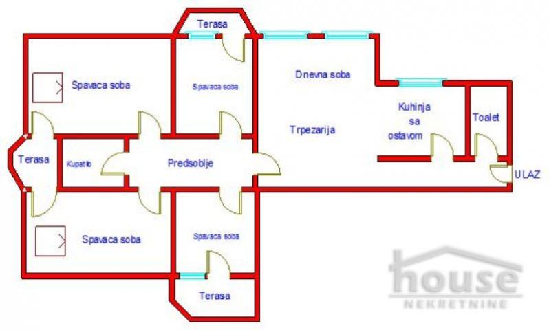 Stan NOVI SAD, GRBAVICA, kv: 105, € 206000, ID: 1057983