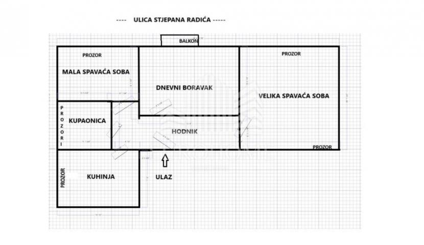 Flat Voštarnica, Zadar, 63,52m2