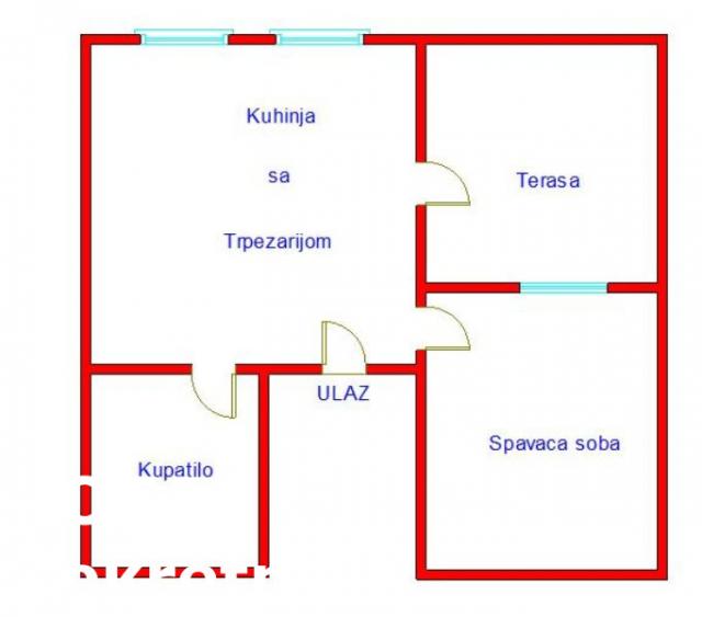 1 Jednosoban stan NOVI SAD, 74150€