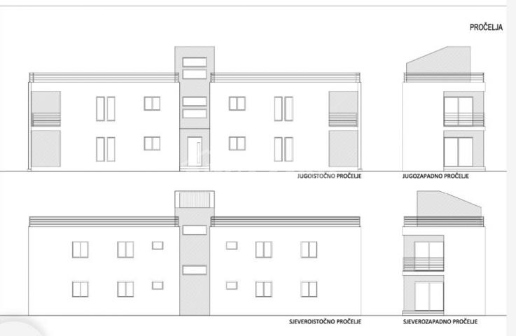 Novogradnja, apartman u prizemlju, centar otoka Vira