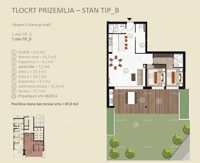 Apartment Apartments for sale in a new residential project under construction, Novigrad!