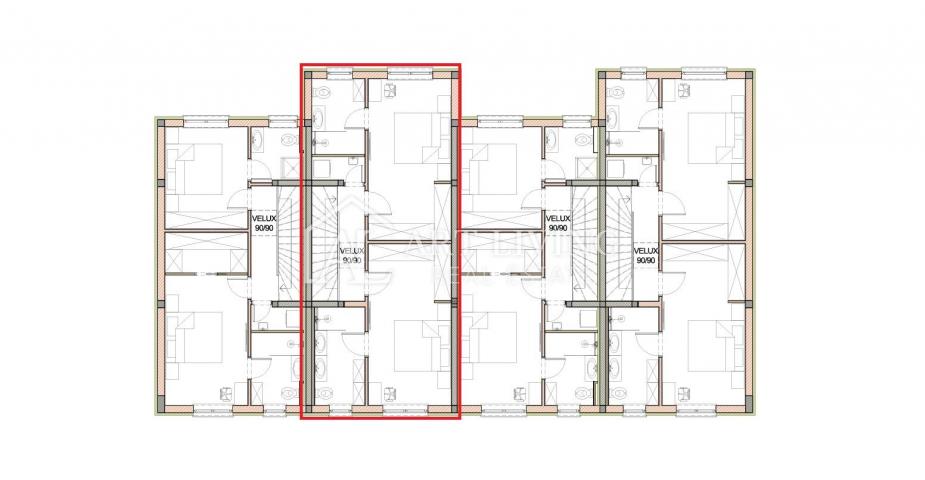 Istrien, Novigrad – Attraktives, geräumiges Reihenhaus in ausgezeichneter Lage – NEUBAU