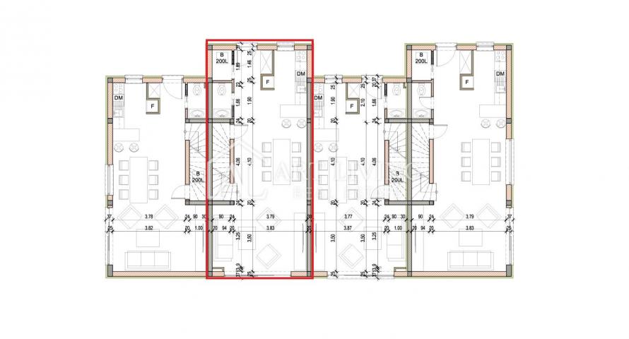 Istrien, Novigrad – Attraktives, geräumiges Reihenhaus in ausgezeichneter Lage – NEUBAU