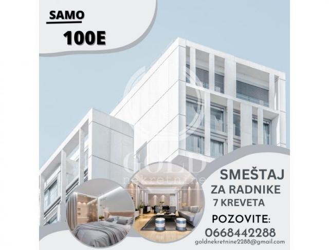 Smeštaj Radnici 100e Krevet-Centar - Parking ID#6088