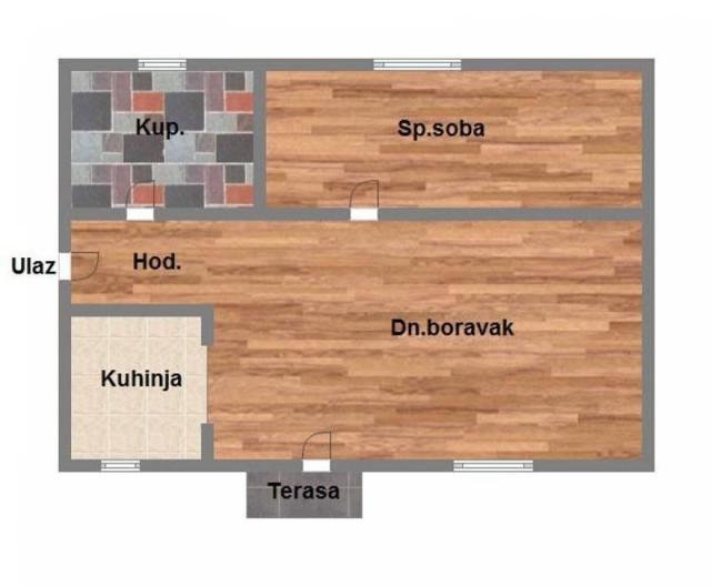 Komforan dvosoban 50m2 - ADICE - 1650e/m2