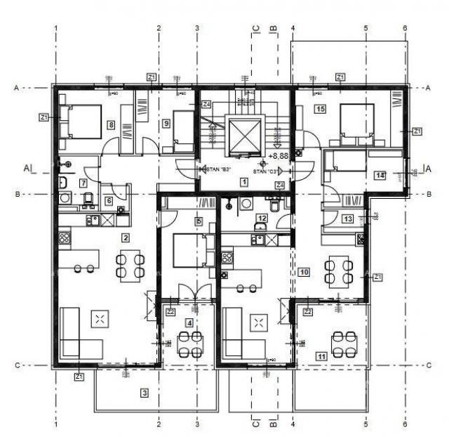 Wohnung Verkauf von Wohnungen in einem neuen Projekt, im Bau, Vabriga!