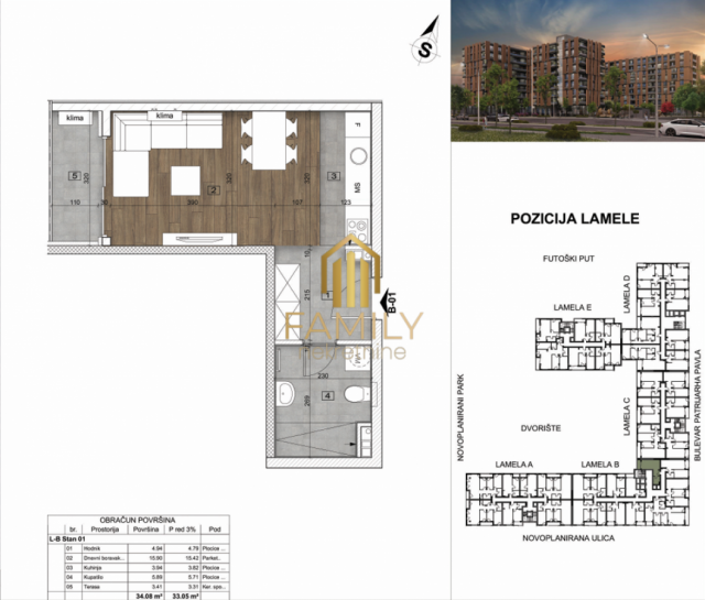 Garsonjera 33m² na prodaju – idealna za moderan život