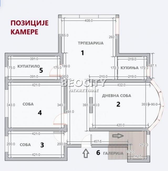 Čukarica, Cerak, Petefijeva, 3. 5, 100m2, 185000EUR Preporuka 