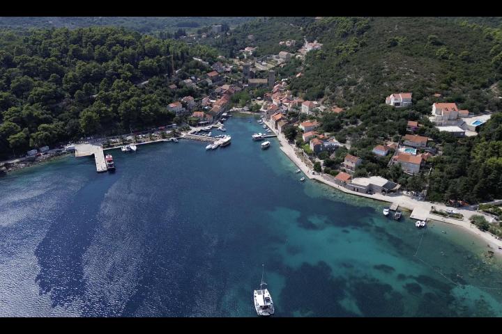 Otok Šipan, građevinsko zemljište 504 m2, drugi red do mora