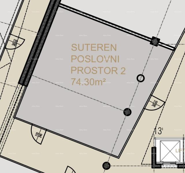 Poslovni prostor Prodaja poslovnog prostora u novom poslovno - stambenom projektu, Poreč