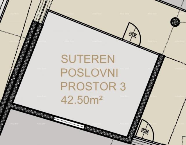 Business premise Office space for sale in a new business-residential project, Poreč