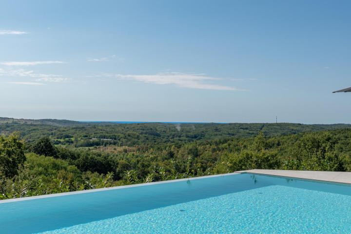 Istra, Motovun - Predivna vila s panoramskim pogledom na prirodu i more