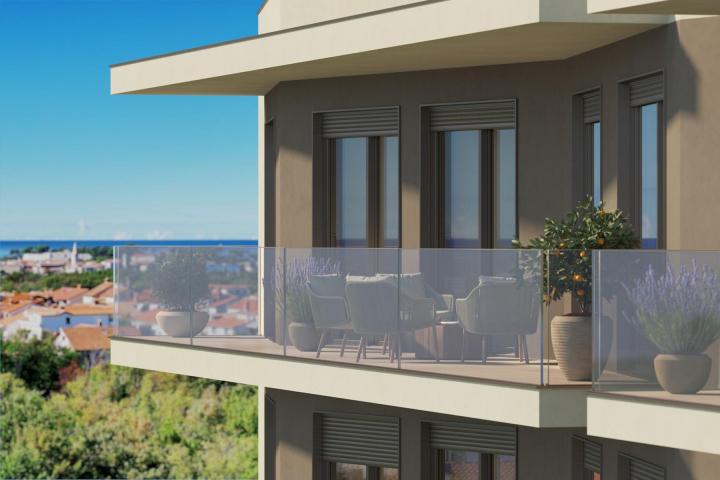 Istra, Poreč - dvosoban stan na 2. katu moderne novogradnje NKP 75m2