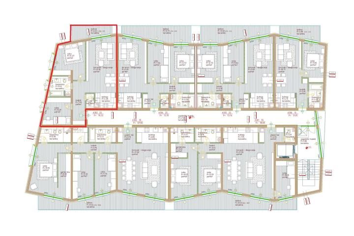 Istra, Poreč - dvosoban stan na 3. katu moderne novogradnje NKP 81m2