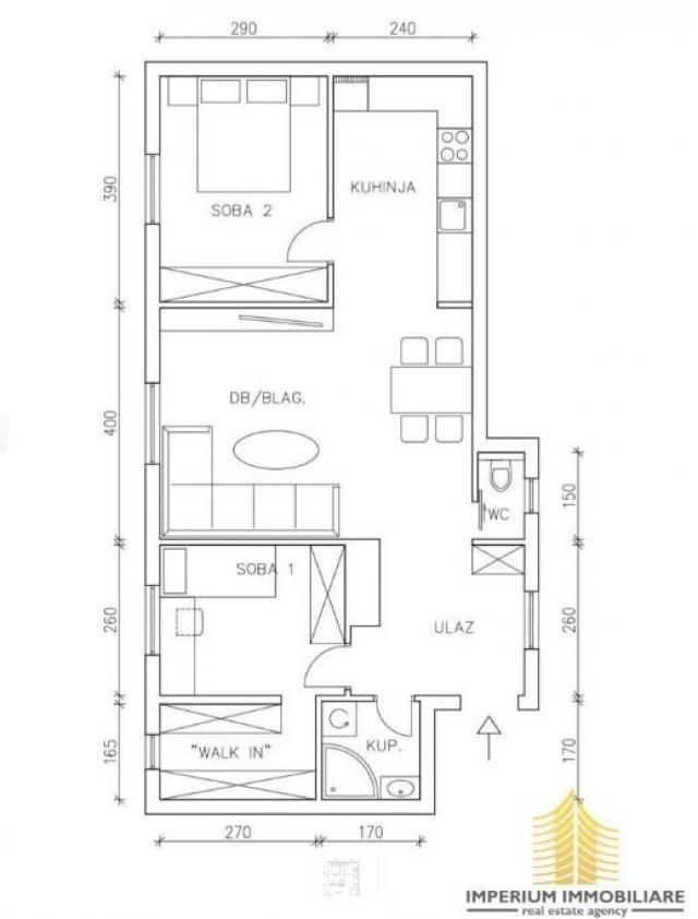 Prodaja novoadaptiranog stana u Donjem gradu, 60m2