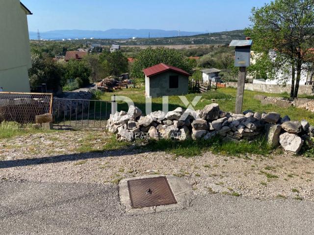 RIJEKA, KRASICA - građevinsko zemljište 399 m2 s pogledom na more za obiteljsku kuću / villu! PRILIK