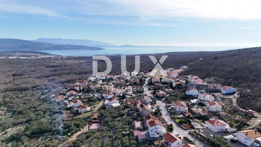 OTOK KRK, KRK (okolica) - Urbana vila s panoramskim pogledom na more