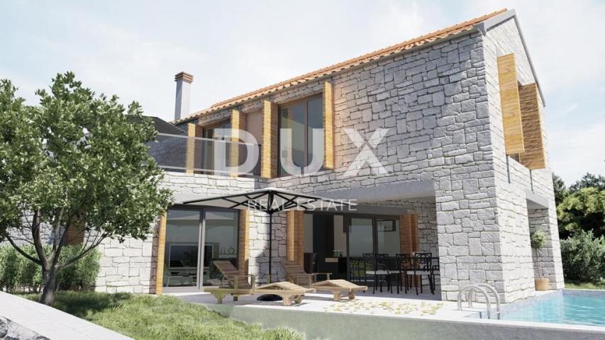 ZADAR, NOVIGRAD - High-quality stone house 150 m from the sea