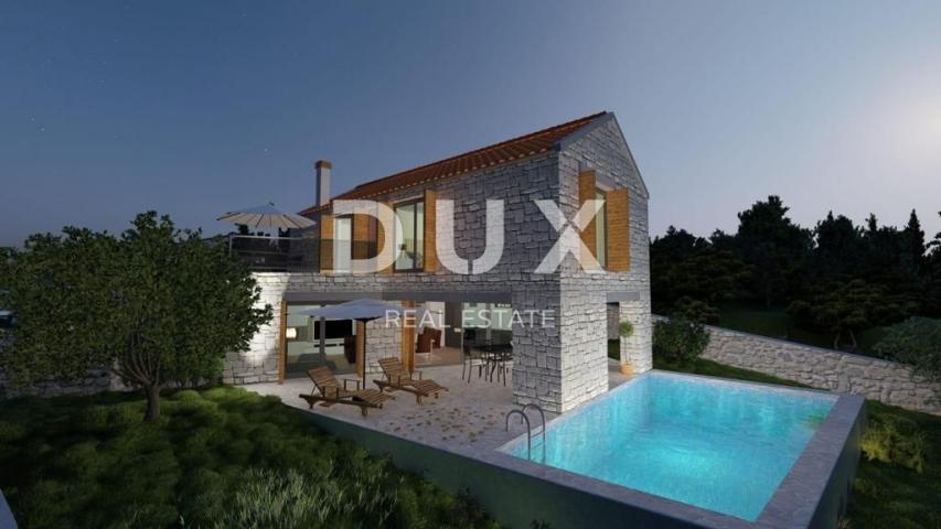 ZADAR, NOVIGRAD - High-quality stone house 150 m from the sea