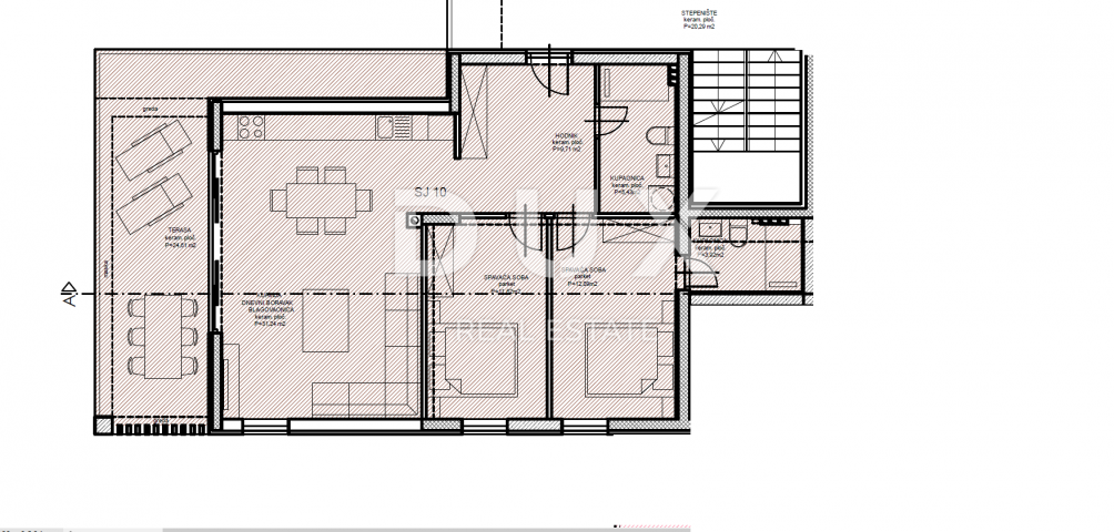 Wohnung Vodice, 85,99m2