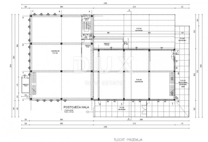 ZADAR, NOVI BOKANJAC - Geschäftsräume, Halle 2000 m2