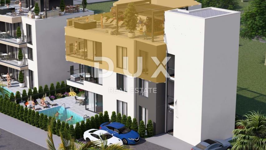 ZADAR, SUKOŠAN - Luksuzan penthouse u izgradnji 1. red do mora DS03