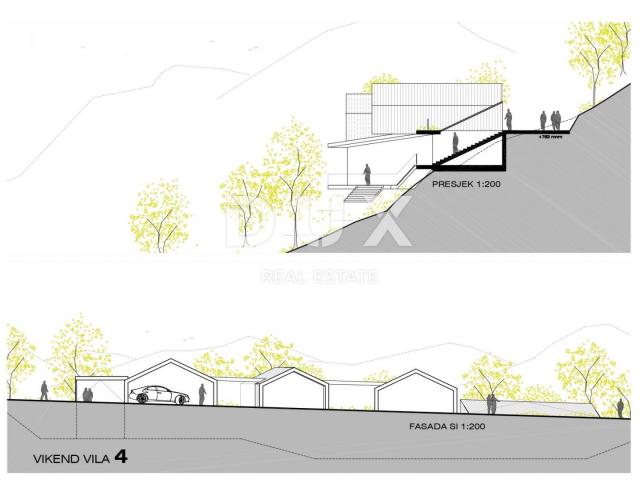 GORSKI KOTAR, FUŽINE - jedinstven projekt u srcu Gorskog  kotara, građevinsko zemljište 10. 700 m2 z