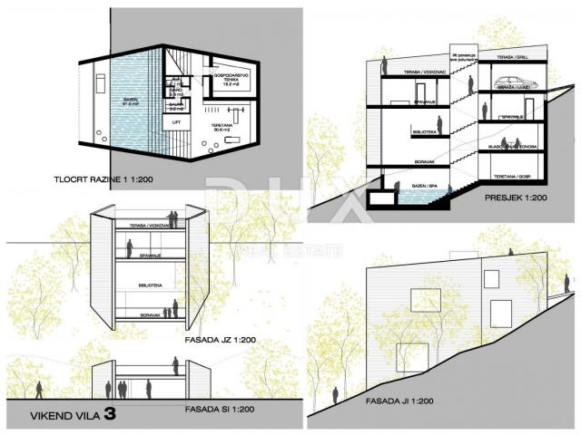 GORSKI KOTAR, FUŽINE - jedinstven projekt u srcu Gorskog  kotara, građevinsko zemljište 10. 700 m2 z