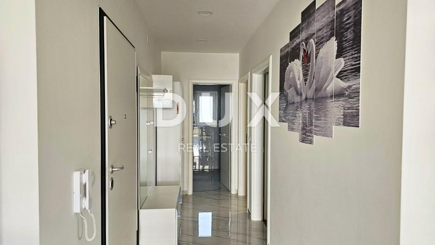 KRK ISLAND, MALINSKA - Panoramic view of a furnished apartment in a new building on the 2nd floor + 