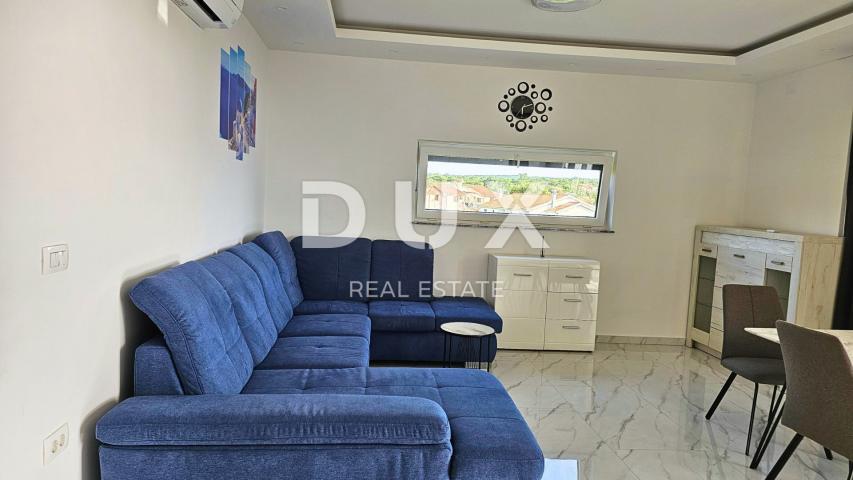 KRK ISLAND, MALINSKA - Panoramic view of a furnished apartment in a new building on the 2nd floor + 