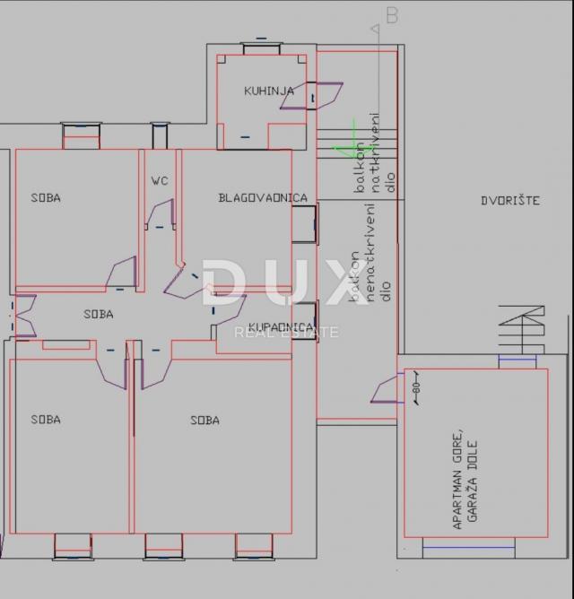 Wohnung Centar, Pula, 80m2