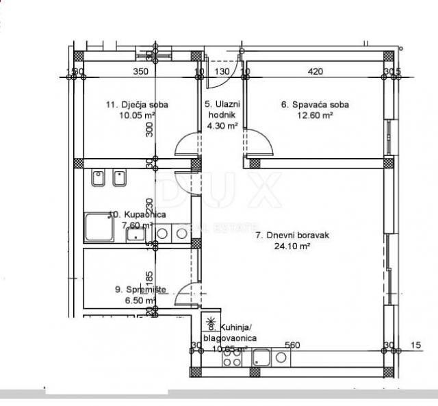 RIJEKA, PEHLIN- poslovni prostor 75 m2 za najam