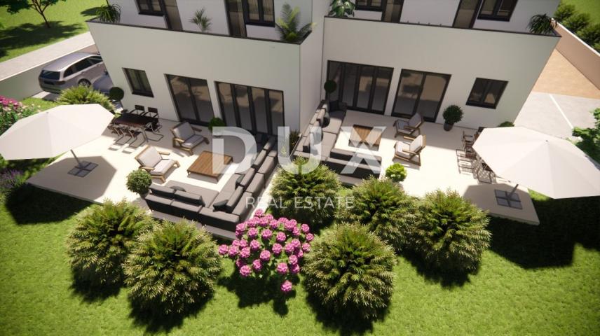 ZADAR, ZATON - Zweistöckiges Apartment mit privatem Pool und großem Garten! Neubau! A5