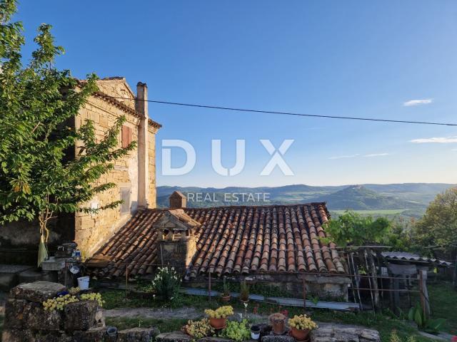 ISTRIA, LIVADE (surroundings) - Stone antiquities with a panoramic view