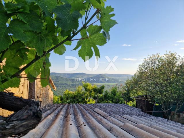 ISTRIA, LIVADE (surroundings) - Stone antiquities with a panoramic view