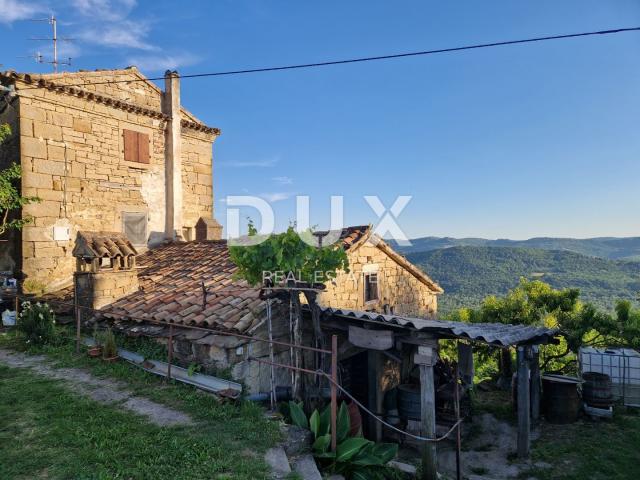 ISTRIA, LIVADE (surroundings) - Stone antiquities with a panoramic view