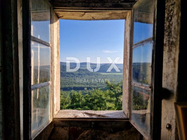 ISTRIA, LIVADE (surroundings) - Stone antiquities with a panoramic view