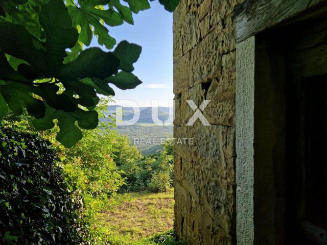 ISTRIA, LIVADE (surroundings) - Stone antiquities with a panoramic view