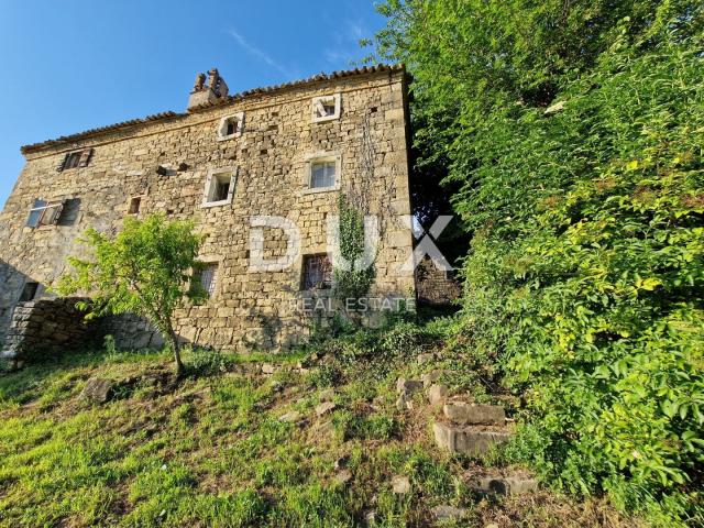 ISTRIA, LIVADE (surroundings) - Stone antiquities with a panoramic view