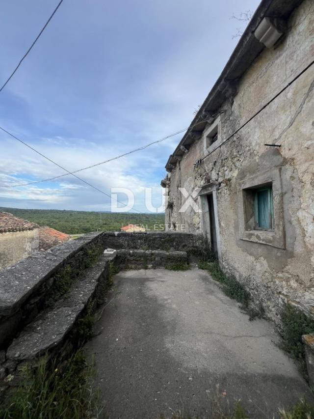 ISTRA, LABIN (OKOLICA) - Dvije kamene kuće s pogledom na prirodu