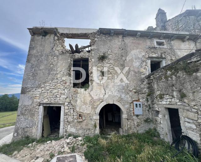 ISTRA, LABIN (OKOLICA) - Dvije kamene kuće s pogledom na prirodu