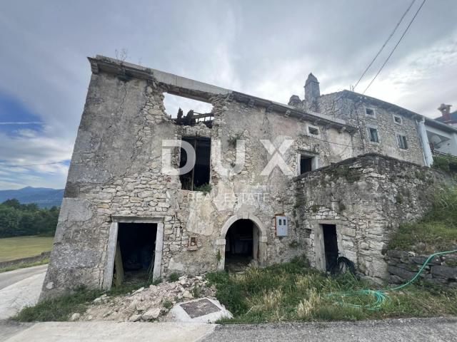 ISTRA, LABIN (OKOLICA) - Dvije kamene kuće s pogledom na prirodu