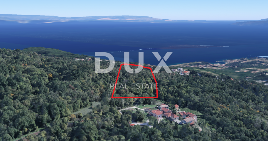 OPATIJA, VEPRINAC - building plot 1200m2 with sea view for family house/ villa/ apartments/ house fo