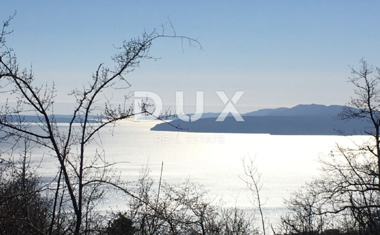 OPATIJA, VEPRINAC - building plot 1200m2 with sea view for family house/ villa/ apartments/ house fo